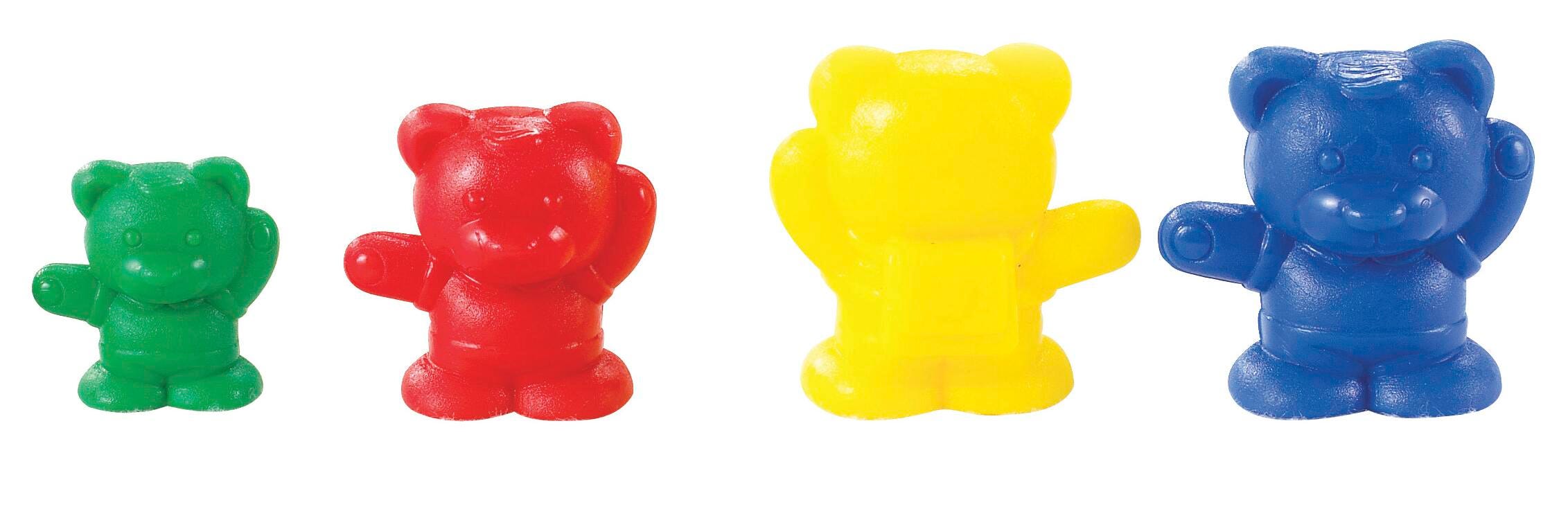 Achieve It! Backpack Bear Counters, 4 Colors, Set of 300, Item Number 2105038